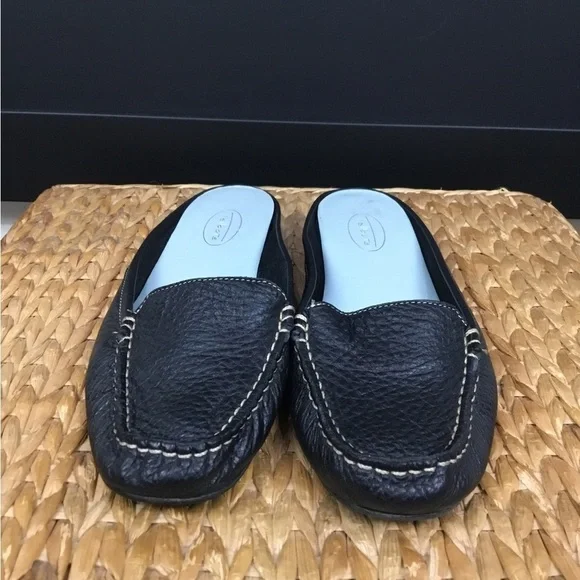 Talbots Vintage Leather Uppers Mule Slip On Size 8.5 N - Picture 5 of 7